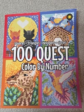 100 Quest Color By Number Activity Book